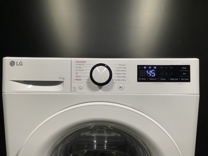 Loistokuntoinen LG 11kg Pesukone Höyrytoiminnolla - Image 2