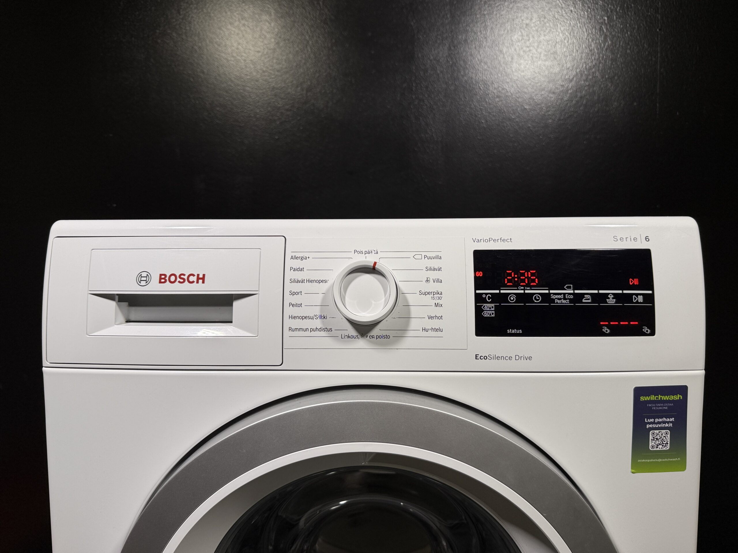 Bosch Serie 6 EcoSilence Drive 9kg Pesukone - Image 2