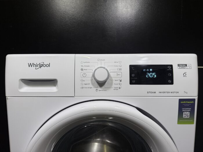 Kapea Whirlpool FreshCare+ 7kg pesukone - Image 2