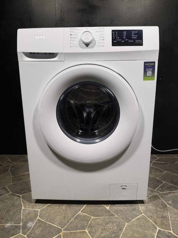 Loistokuntoinen kompakti Senz 7kg pesukone 1200rpm
