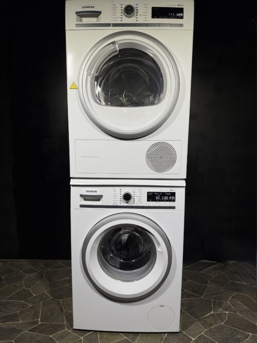 Siemens iQ700 pesutorni väliasennussarjalla